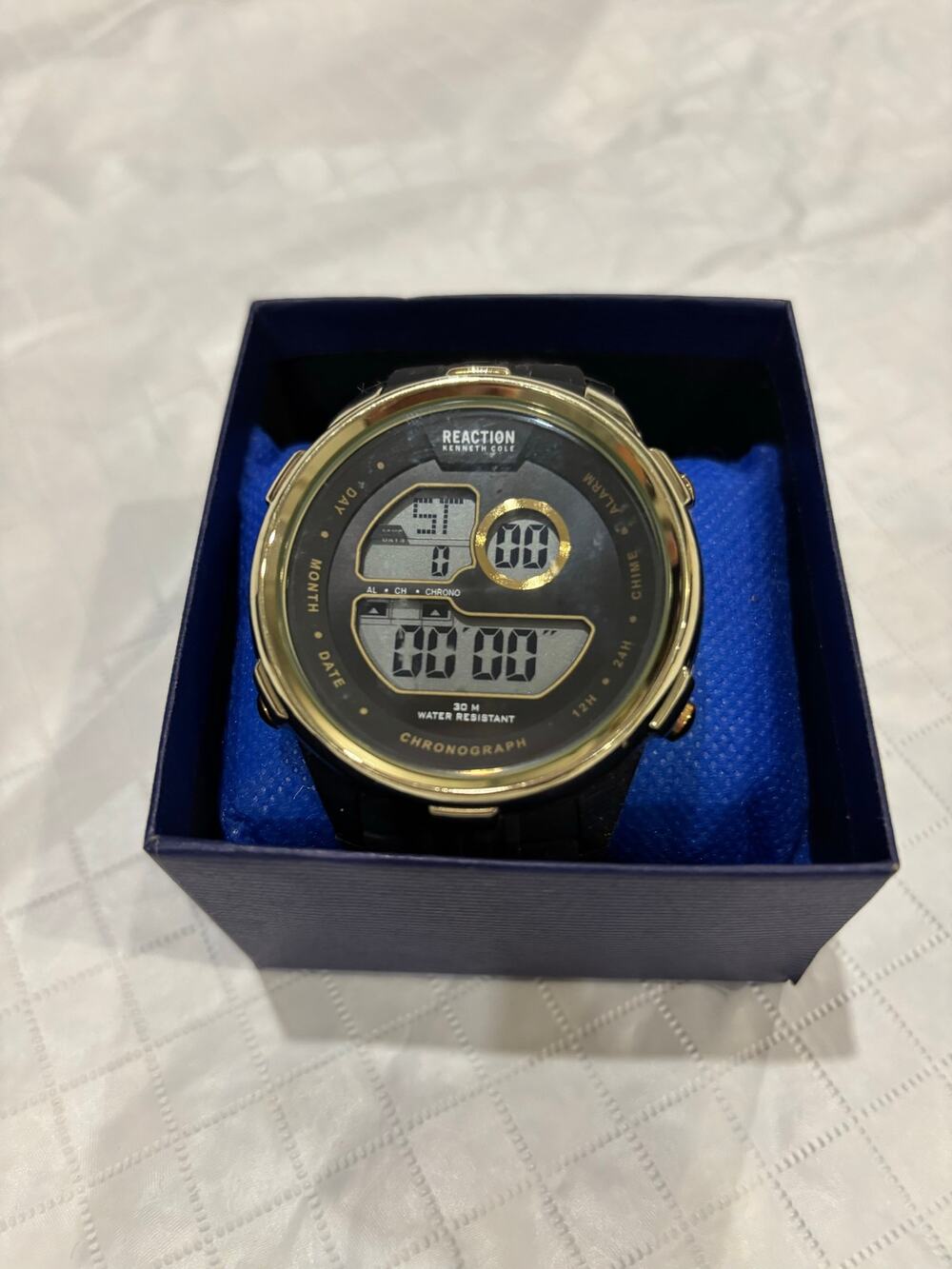 Kenneth Cole Reaction Digital Chronograph Watch 50mm